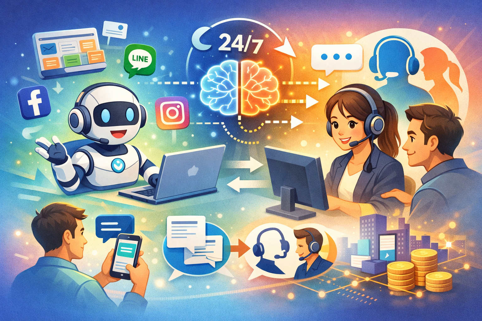 AI自動回覆如何提升客服效率