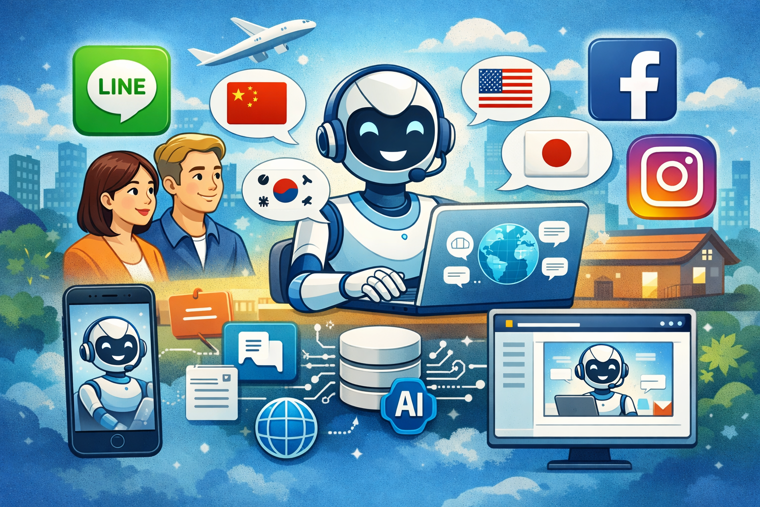 AI客服可以多語言嗎？一次搞懂多語系AI自動回覆重點