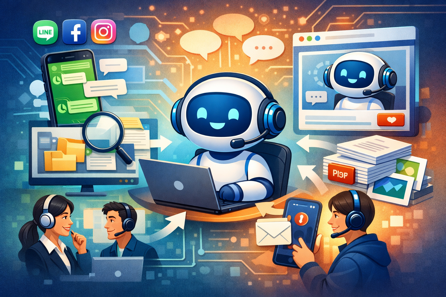 AI客服常見應用場景