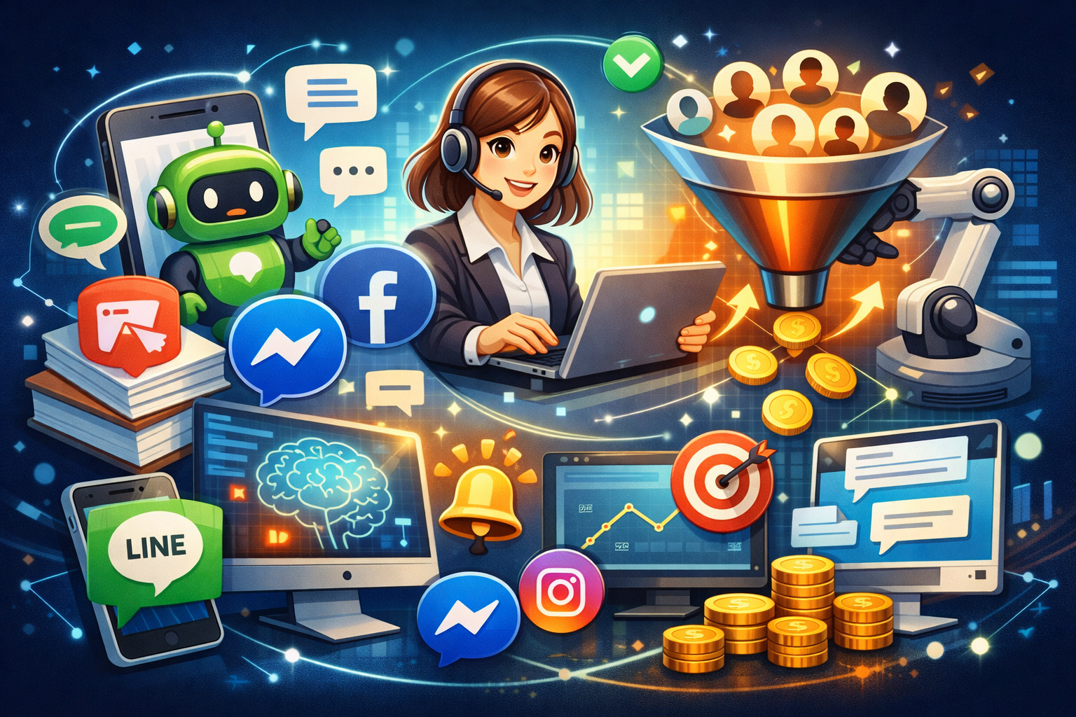 AI行銷策略：用ChatAsynq打造自動回覆與精準行銷流程