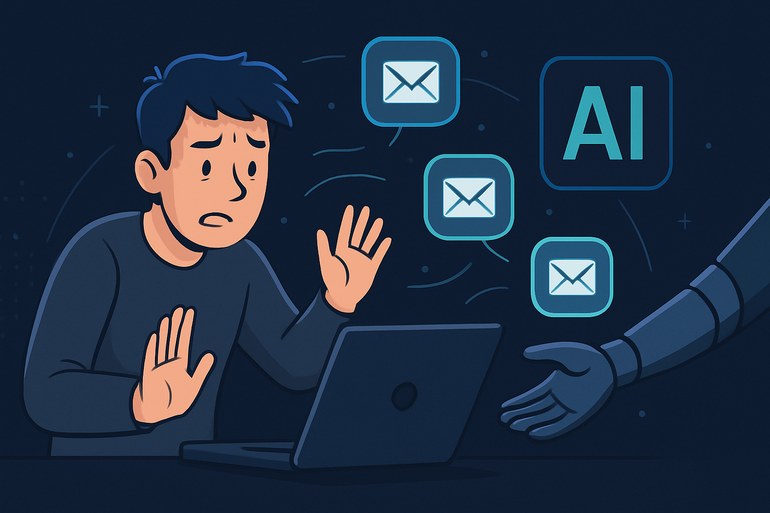 不是訊息多才需要 AI 回覆：真正需要的是「分身乏術」的人