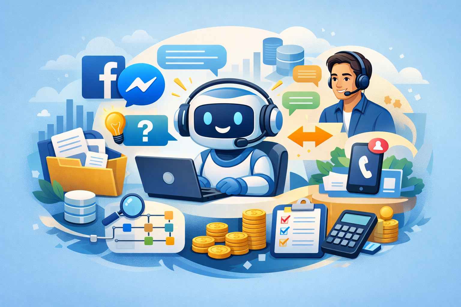 Facebook AI客服如何運作