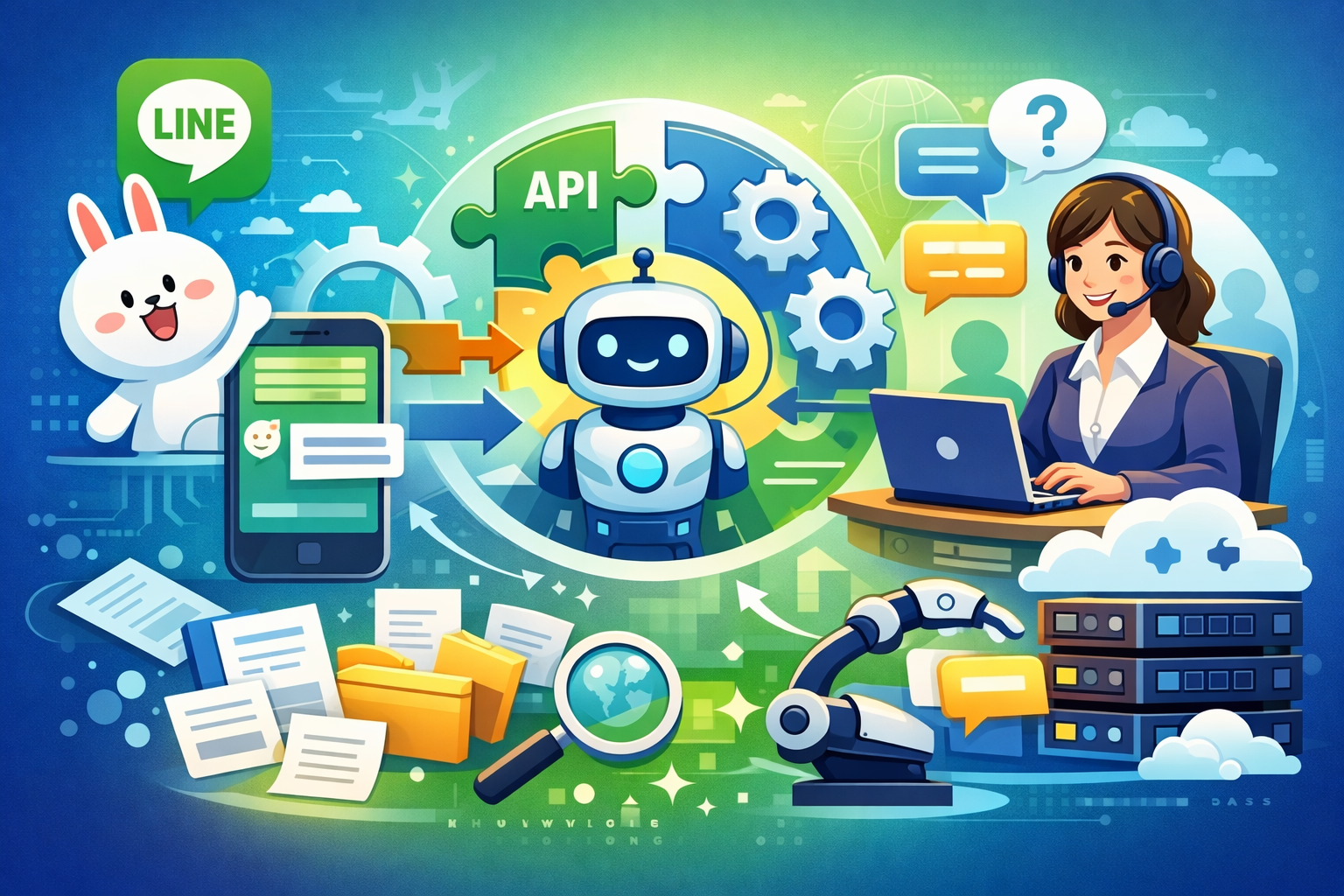 LINE AI客服如何連接API